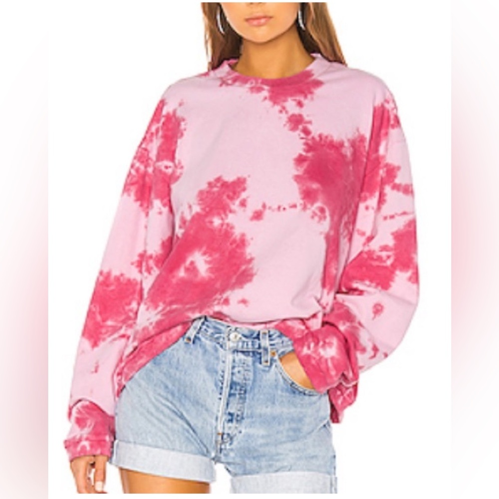 Frankie B - Sinead Tie-Dye Women's Pullover Sweater - Size: Small